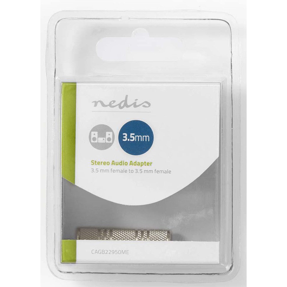 Nedis CAGB22950ME 3.5 mm female - 3.5 mm female koppelstuk