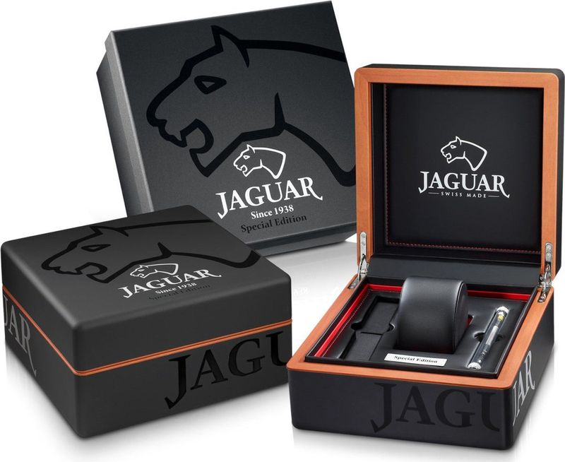 Jaguar - J691/2 - Herenhorloge - Zwart - RVS - Silicoon - Quartz