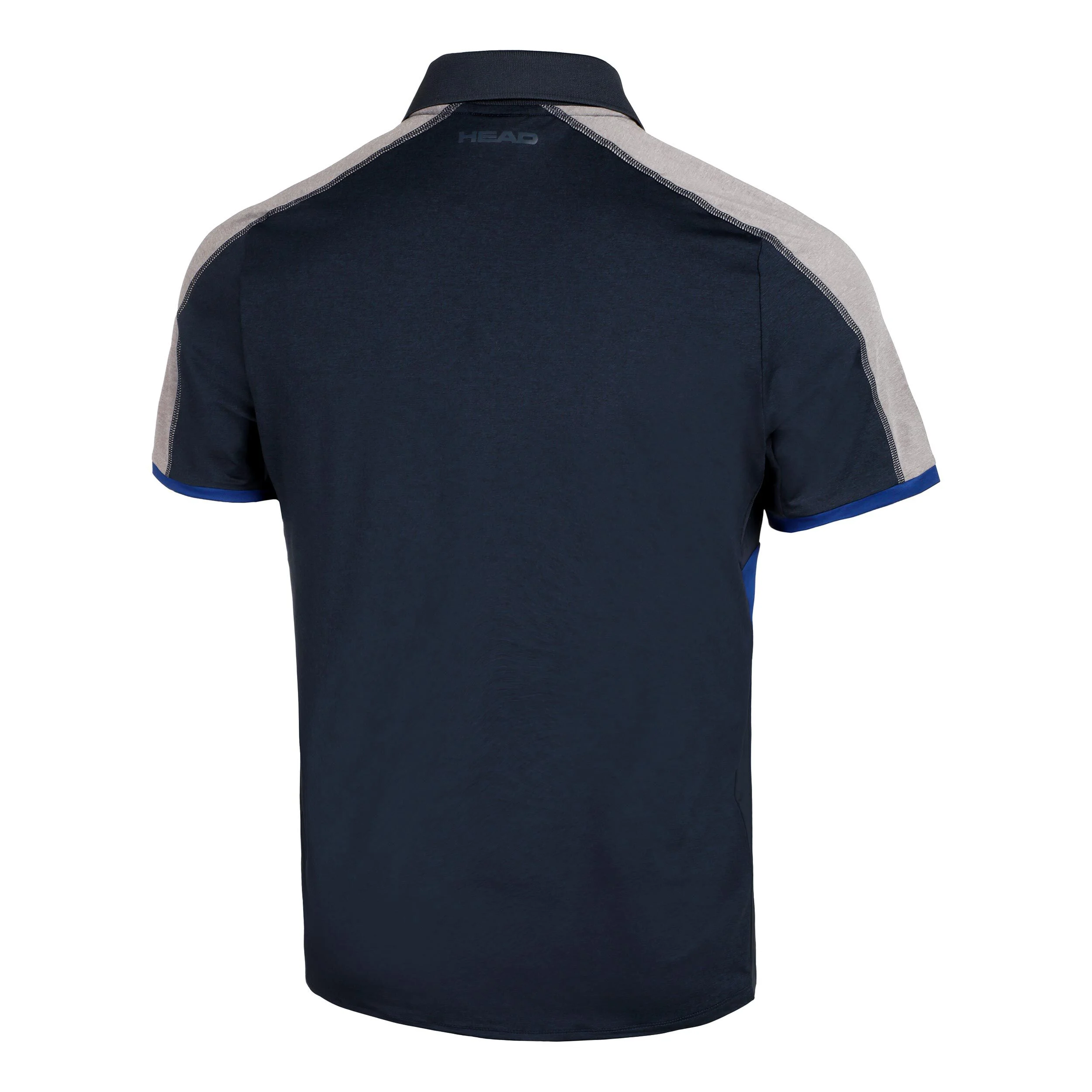 HEAD Play Tech Polo Hommes - Bleu Foncé , Gris