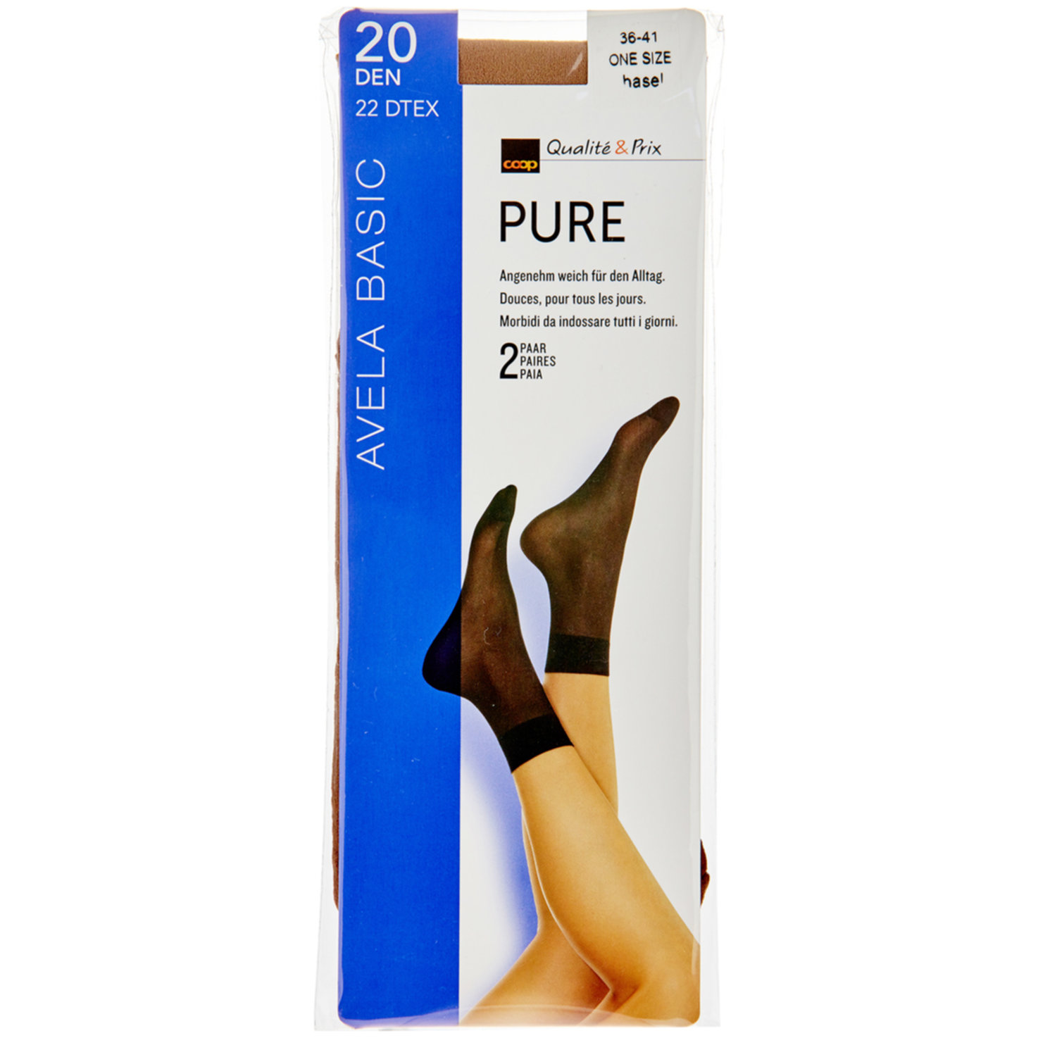 Avela Söckchen Pure Hasel One Size