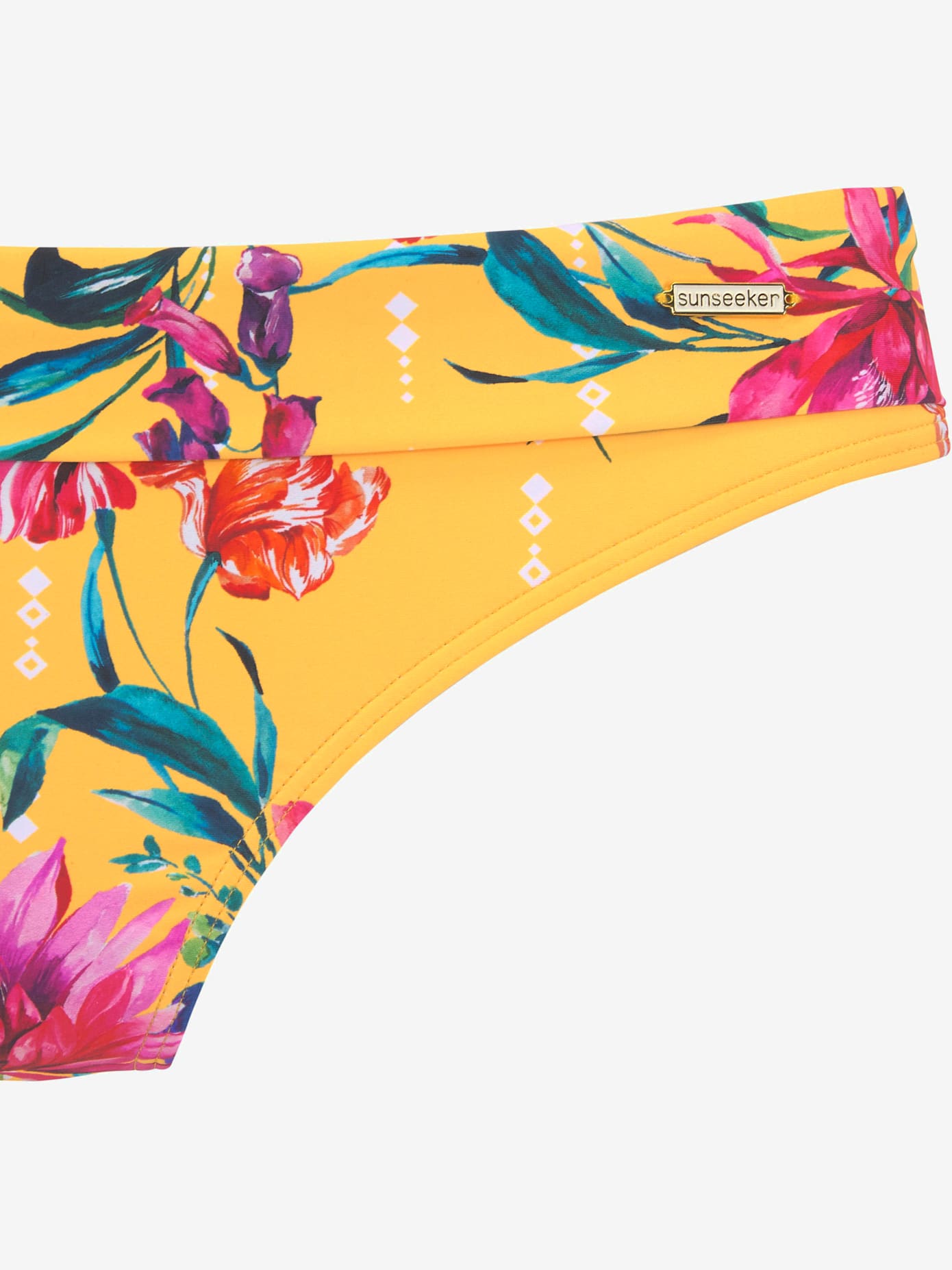 Bas de maillot de bain imprimé floral moderne
