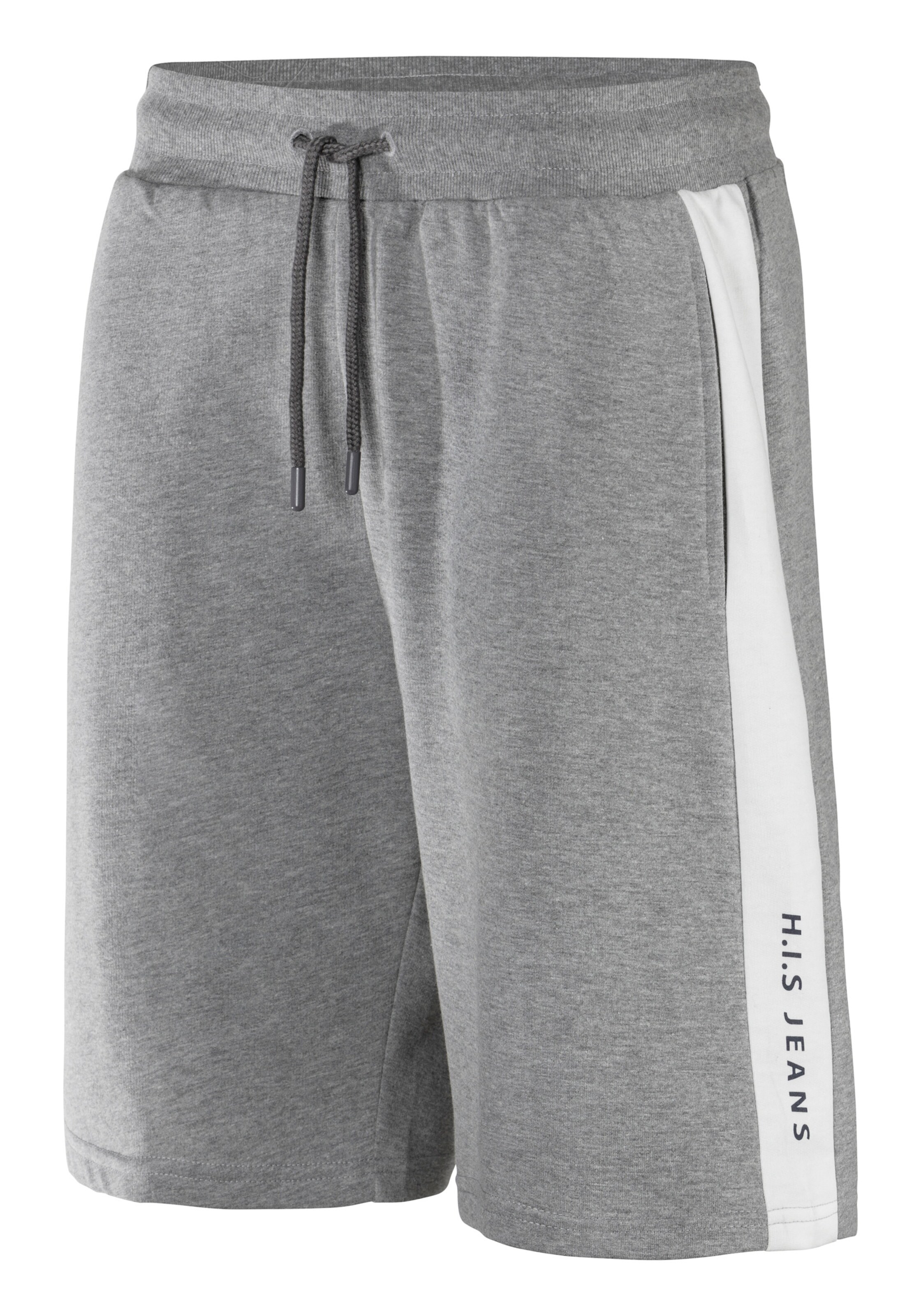 H.I.S Sweatshorts in grau-meliert