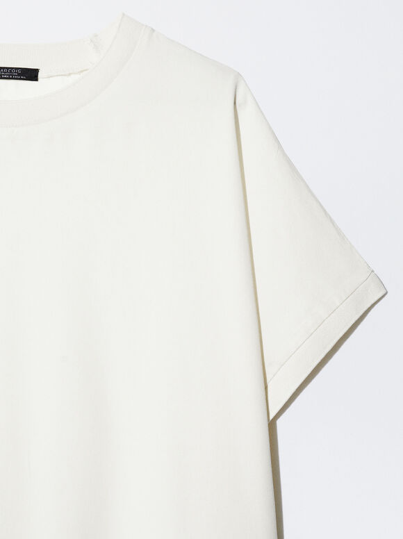 Camiseta Lyocell - Crudo