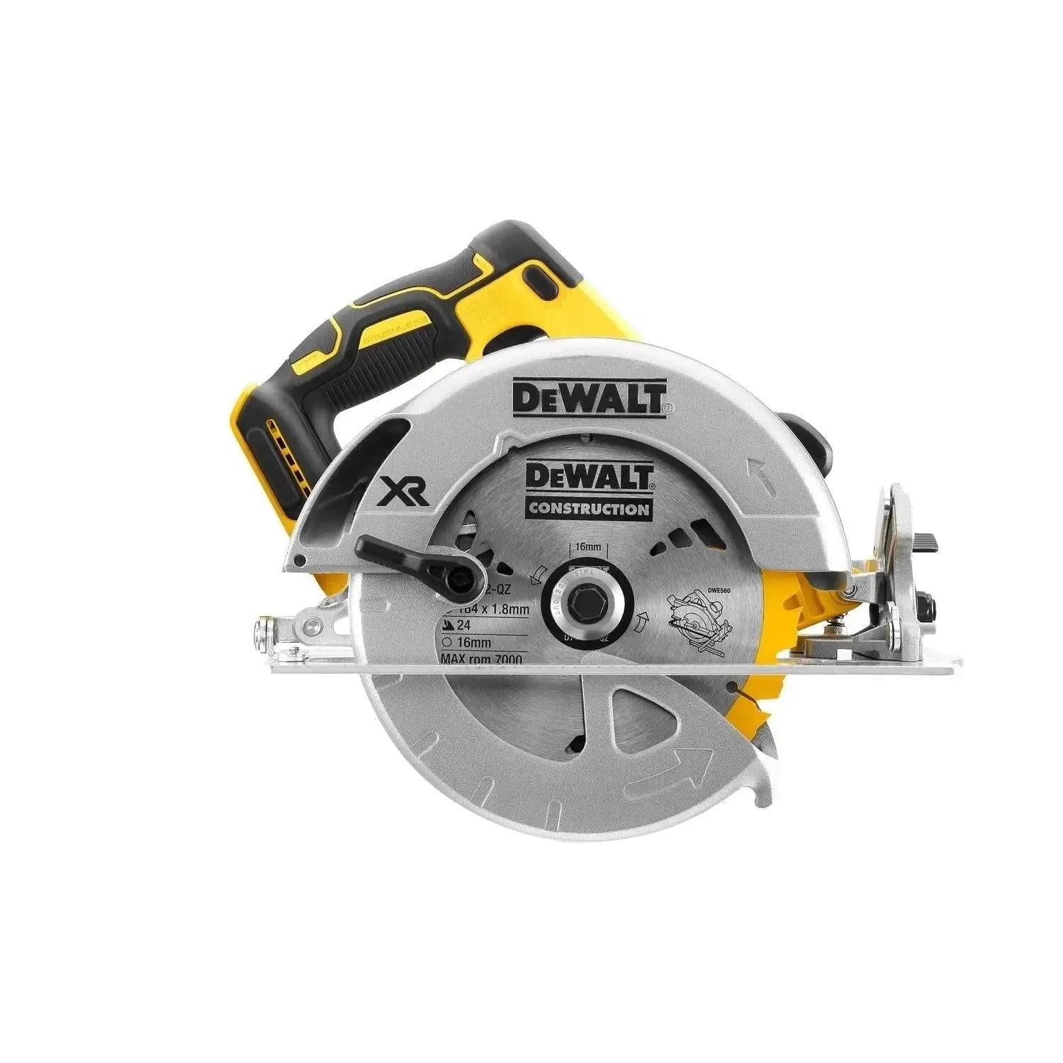DeWALT DCS570NT Accu cirkelzaag 184mm 18V XR Basic Body in TSTAK