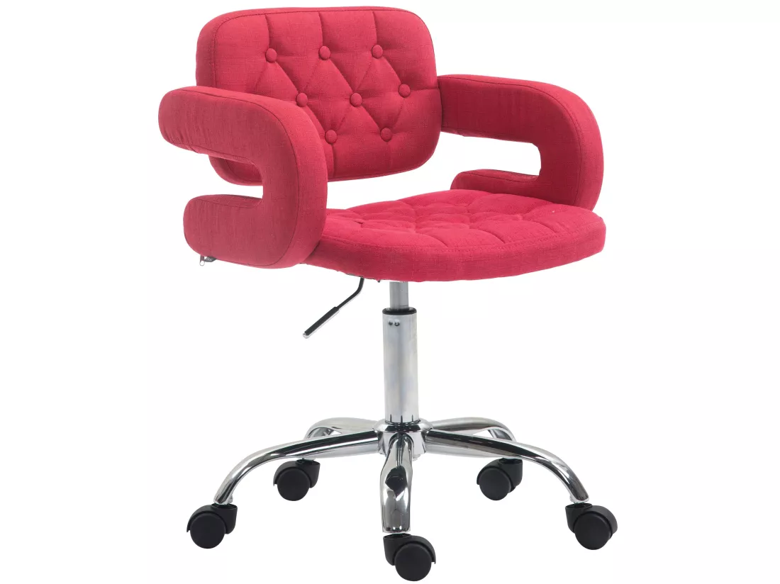 Chaise de bureau réglable tissu 62 x 55 x 90 cm BUR10434