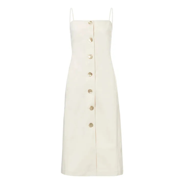Rodebjer Robe Boutonnée Wilma | Beige
