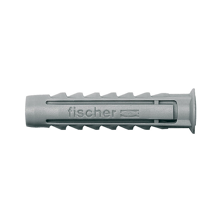 100 chevilles pour murs pleins Fischer Ø6x30mm