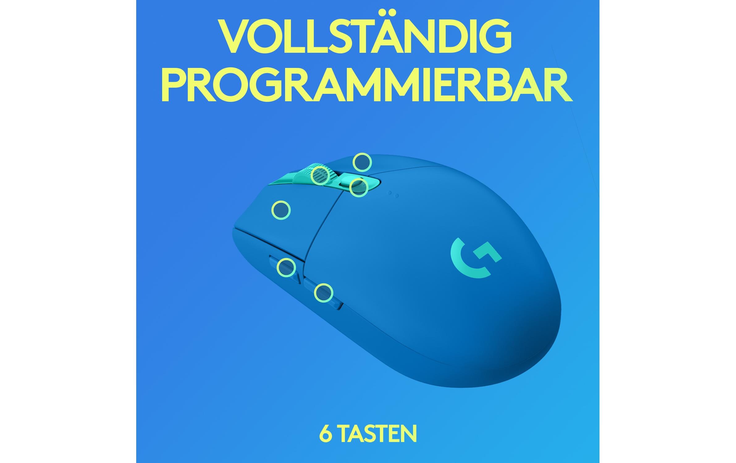 Gaming-Maus G305 LightspeedReaktionsschnelle, ausdauernde Wireless-Gamingmaus