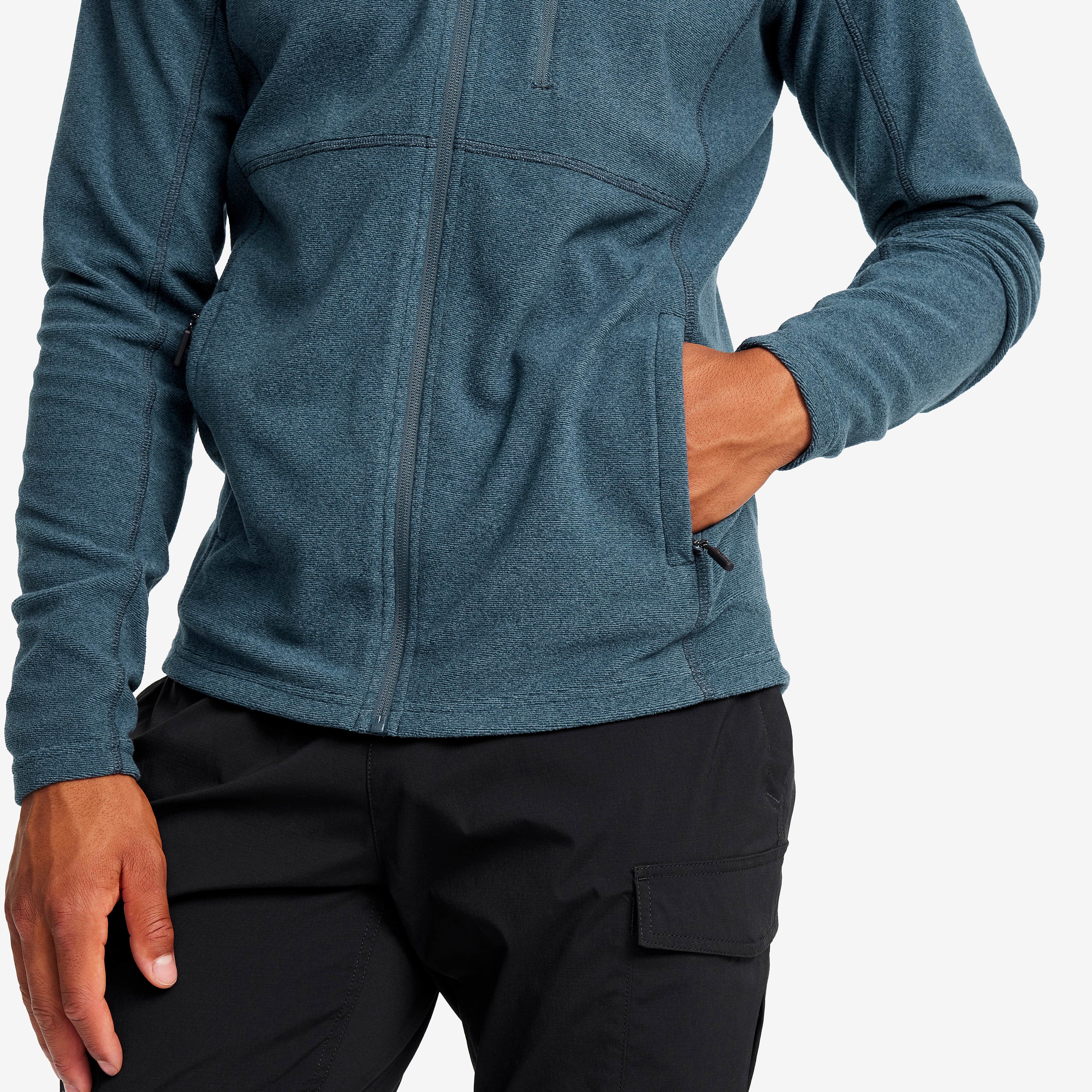 Essential Full-zip Fleece Herre Moonlit Ocean