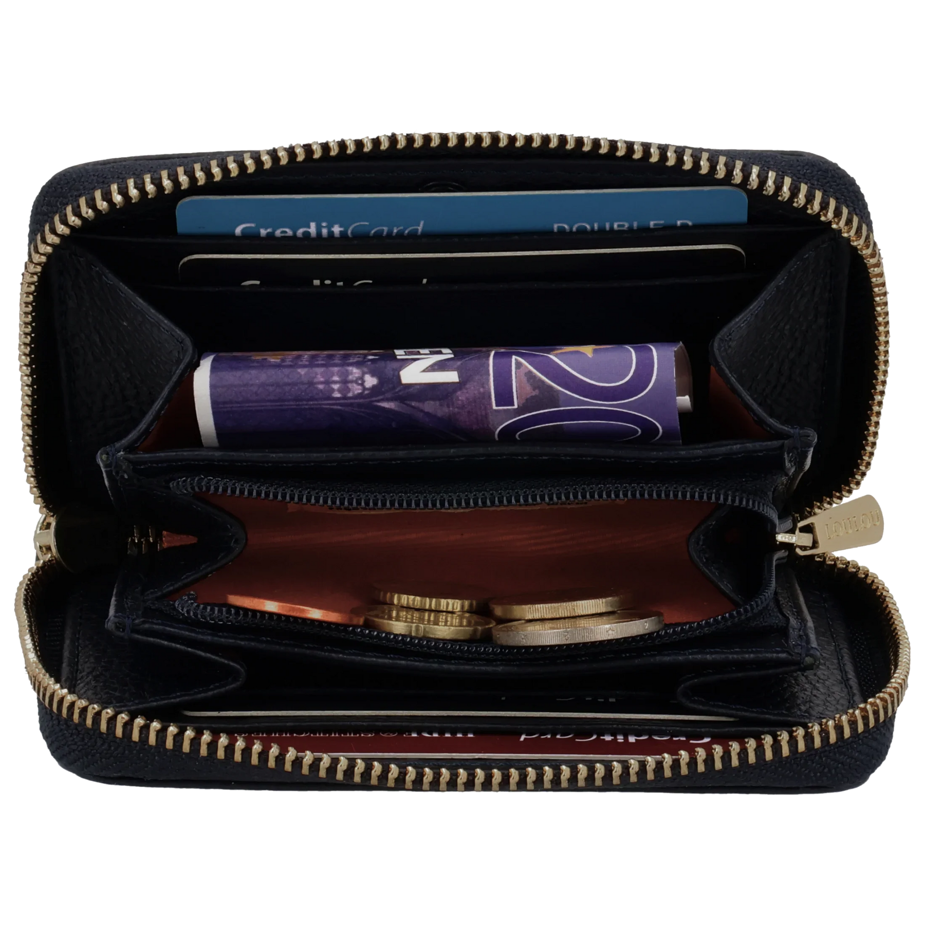 LouLou | Petite Emilie | Leren dames portemonee