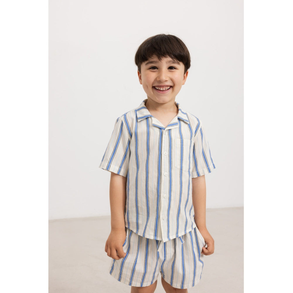 Køb MarMar Cotton Stripes Chambray Stripe Tage T-shirt
