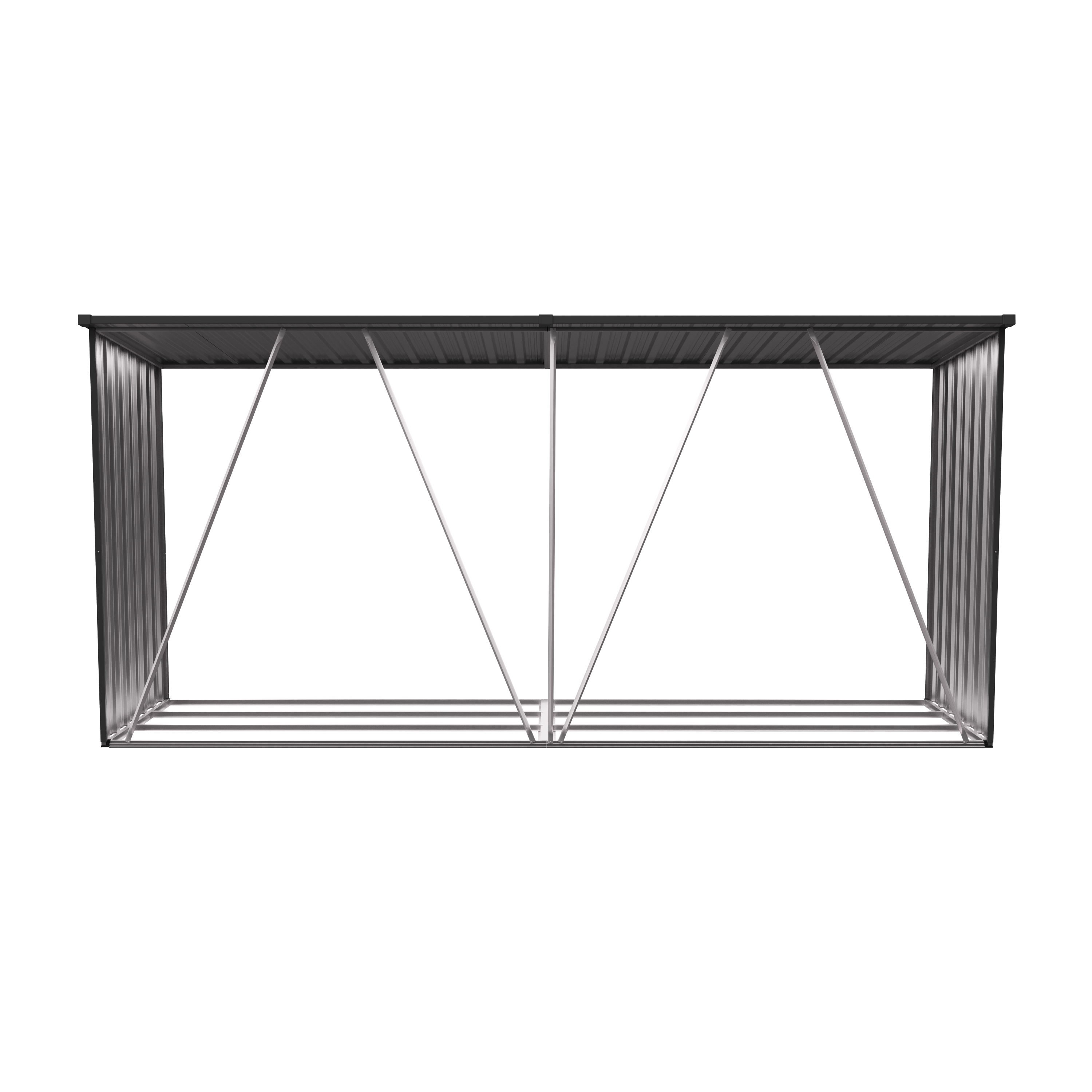 Kaminholzregal Outdoor 330 x 84 x 152 cm