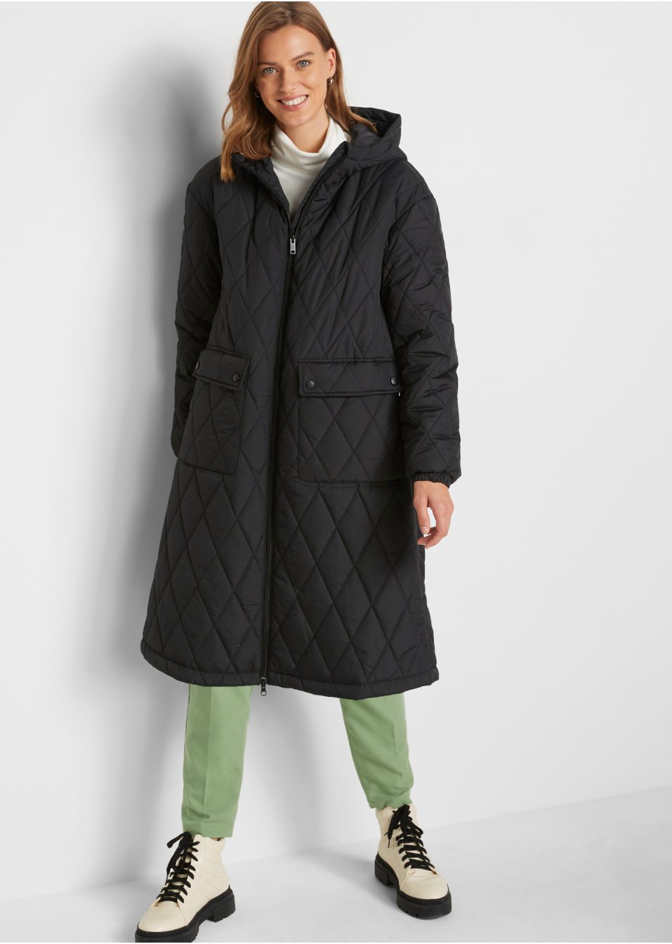 Manteau matelassé avec capuche
