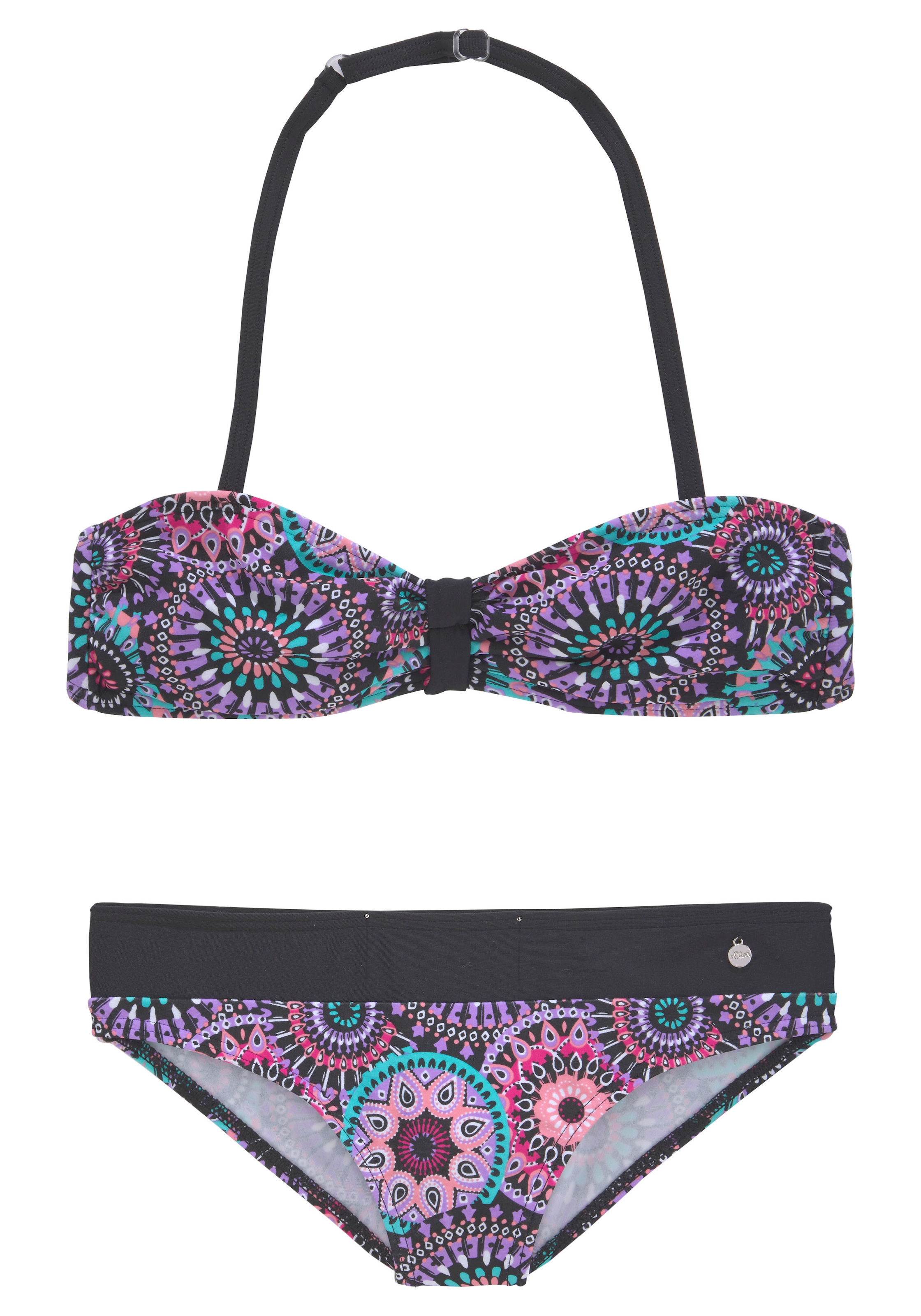 s.Oliver Bandeau-Bikini , mit coolem Print