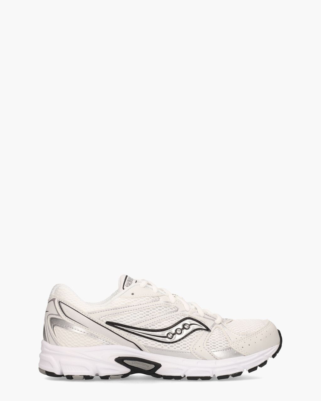 Saucony Ride Millennium Wit/Zilver Herensneakers