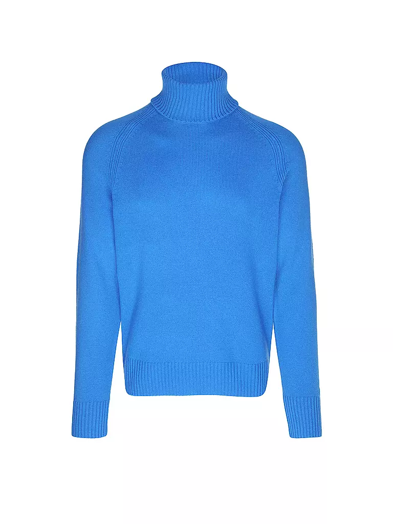 BOSS Kaschmirpullover blau