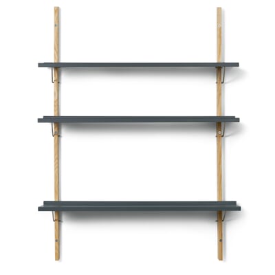 Boden zu Wandregal RM3, RAL 7012 Basaltgrau