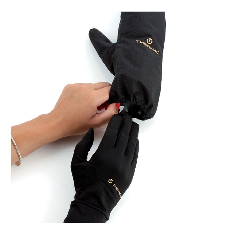 Therm-ic WEATHER SHIELD - Sur-gants black
