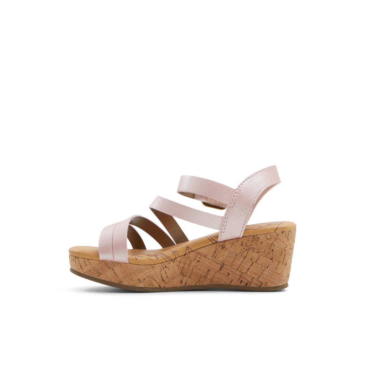 BLOWFISH-Liv-jg-Sandales à lanières - Talon compensé - Rose