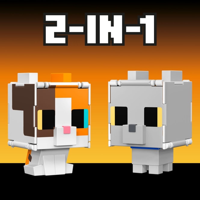 Minecraft -Flippin' Figur 2in1 - Sammelfigur - 1 Stück