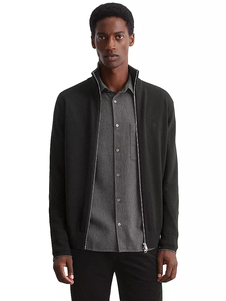 MARC O'POLO Strickjacke schwarz