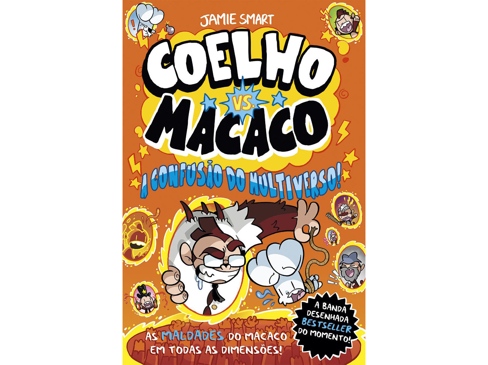 LIVRO COELHO VS. MACACO - A CONFUSÃO DO MULTIVERSO!