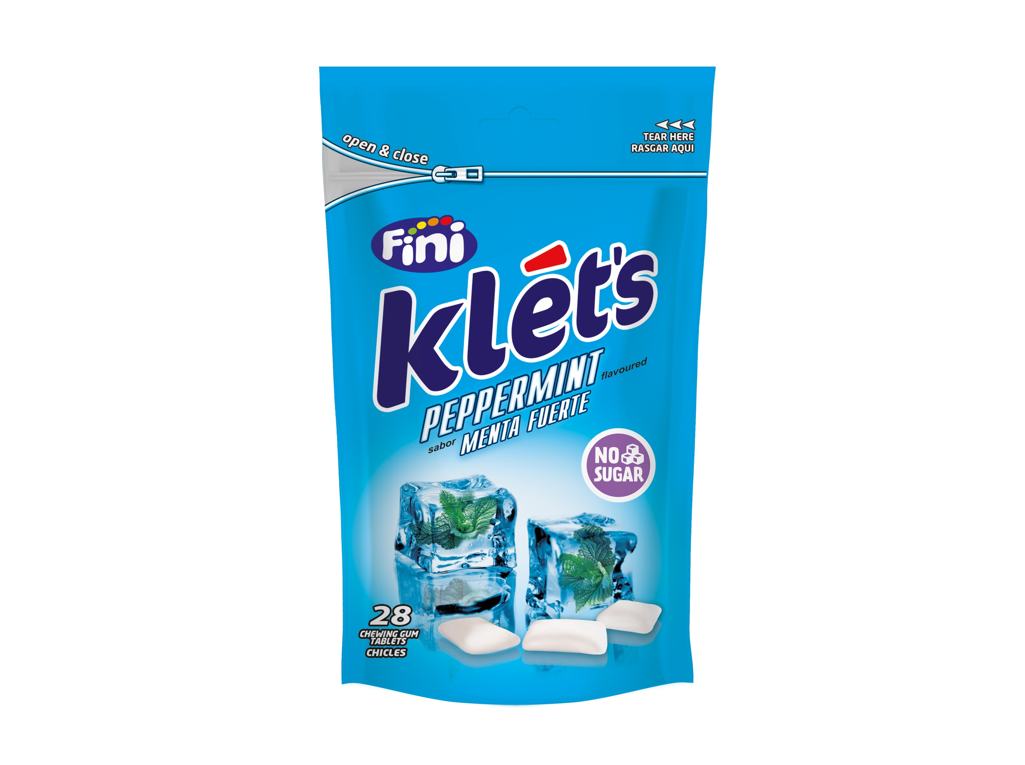 PASTILHAS SEM ACUCAR FINI KLET'S MENTA 39G