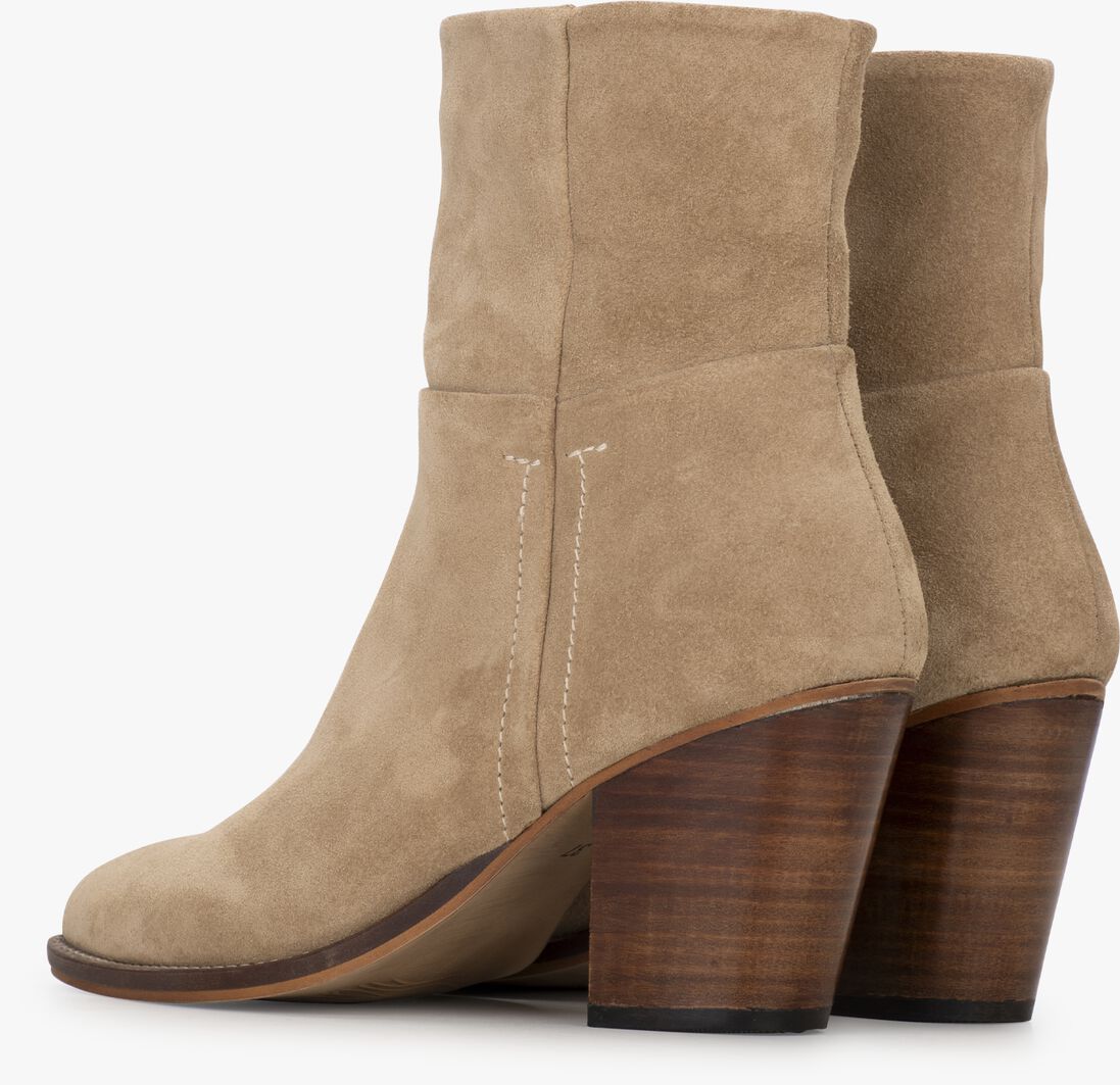 PS POELMAN beige ps poelman enkellaarsjes supra