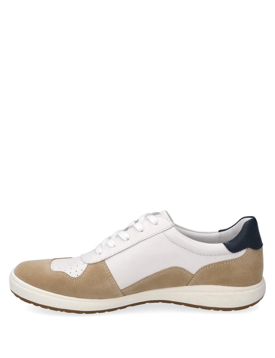 Sneaker Caren 49, weiss-beige