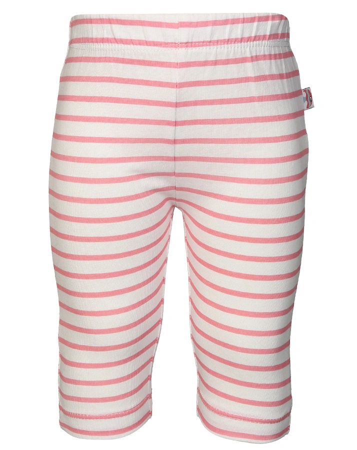 Leggings OCEAN FUN gestreift in rosa/weiß
