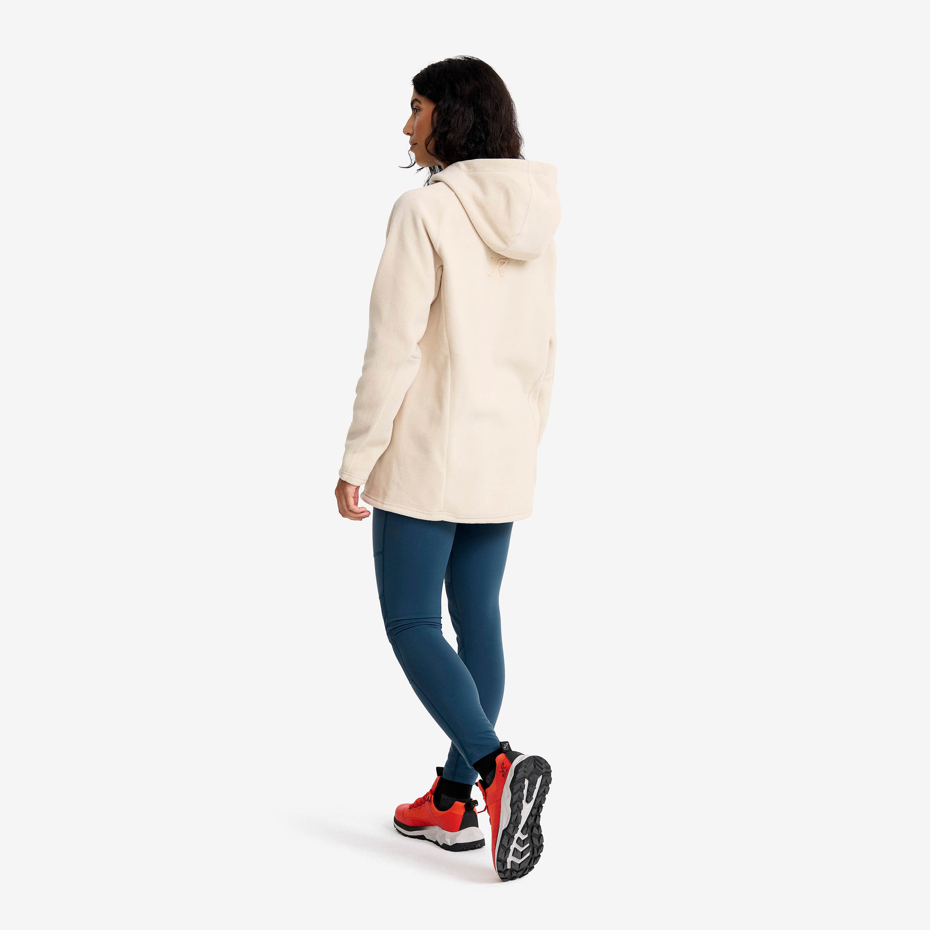 Polar Fleece Hoodie  Dame Peyote