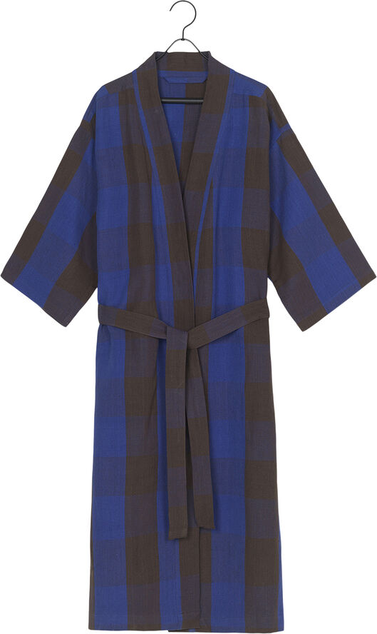 ferm LIVING Field robe Chocolate/Bright Blue Chocolate/bright blue