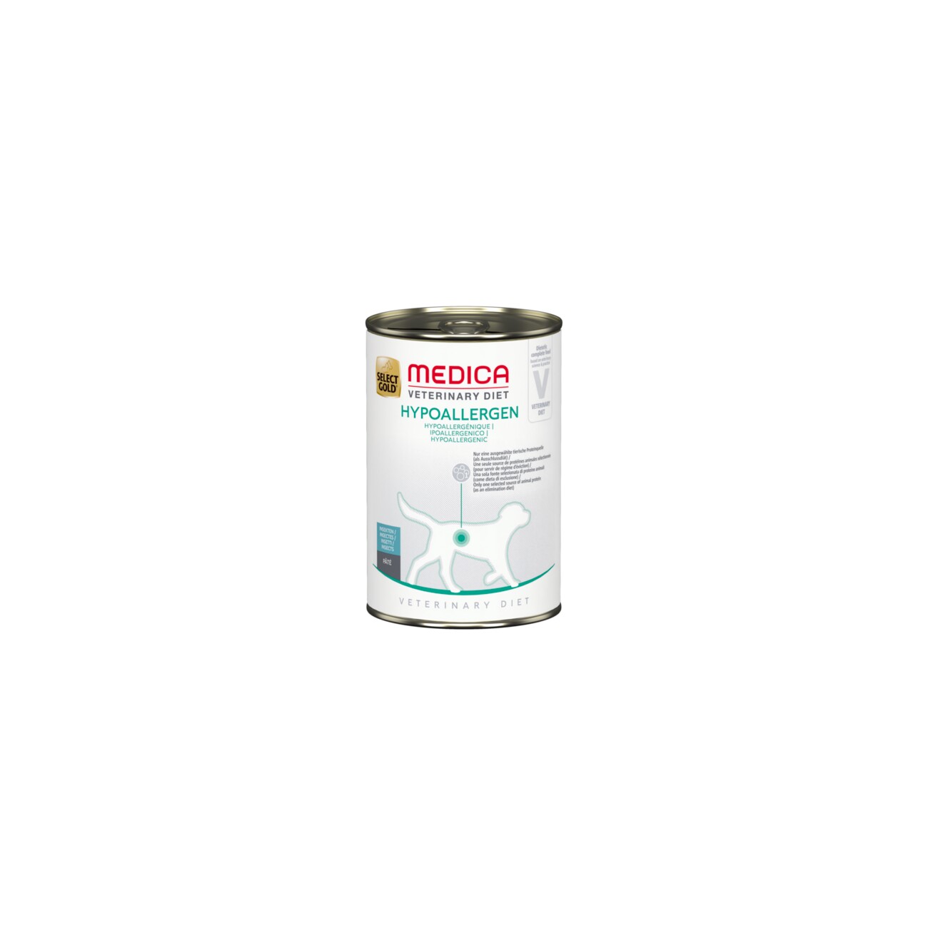 SELECT GOLD Medica Nassfutter Hund Adult Hypoallergen, Insekt 6x400 g