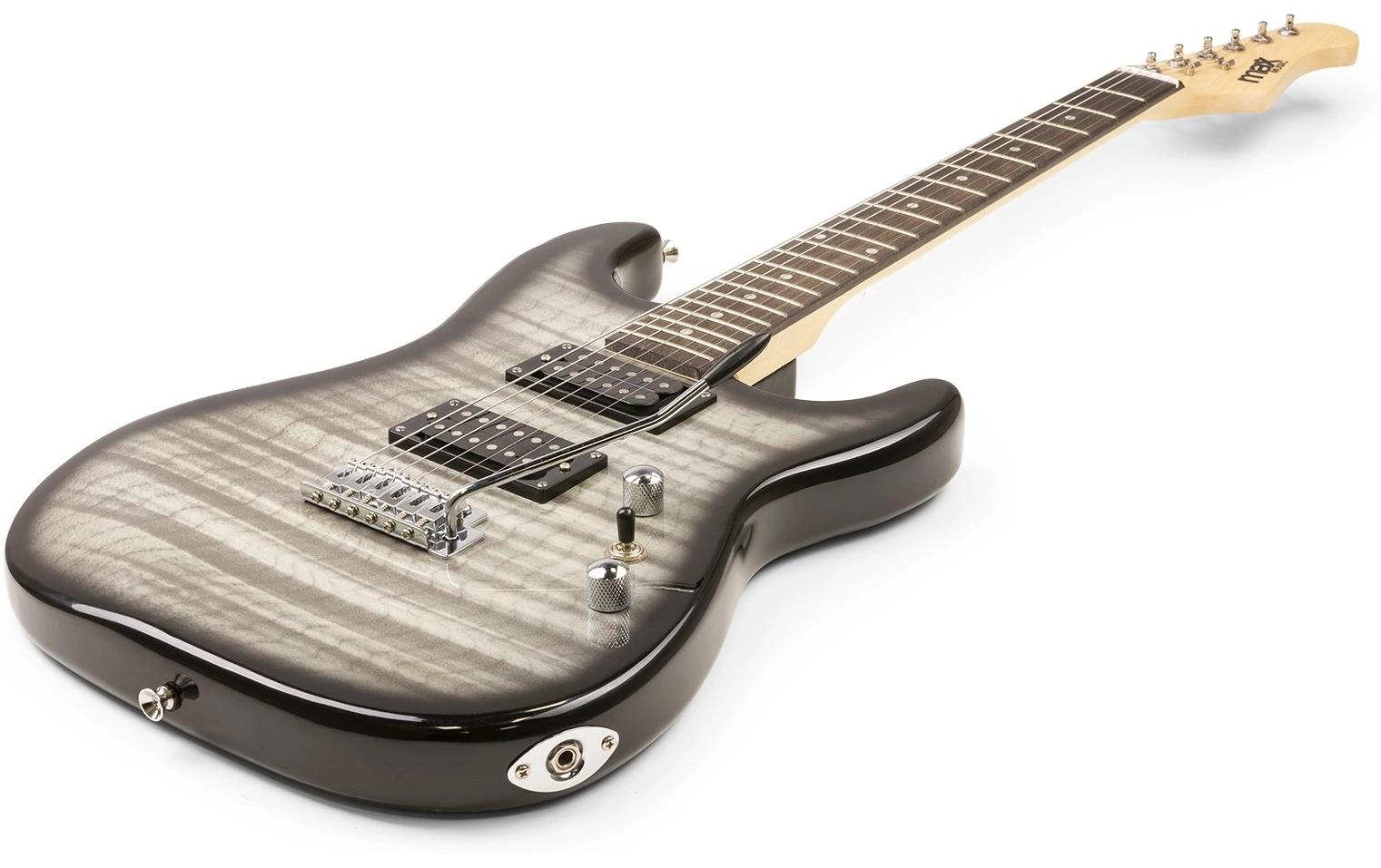 E-Gitarre GigKit Quilted Style Schwarz<br>E-Gitarre mit Zubehör