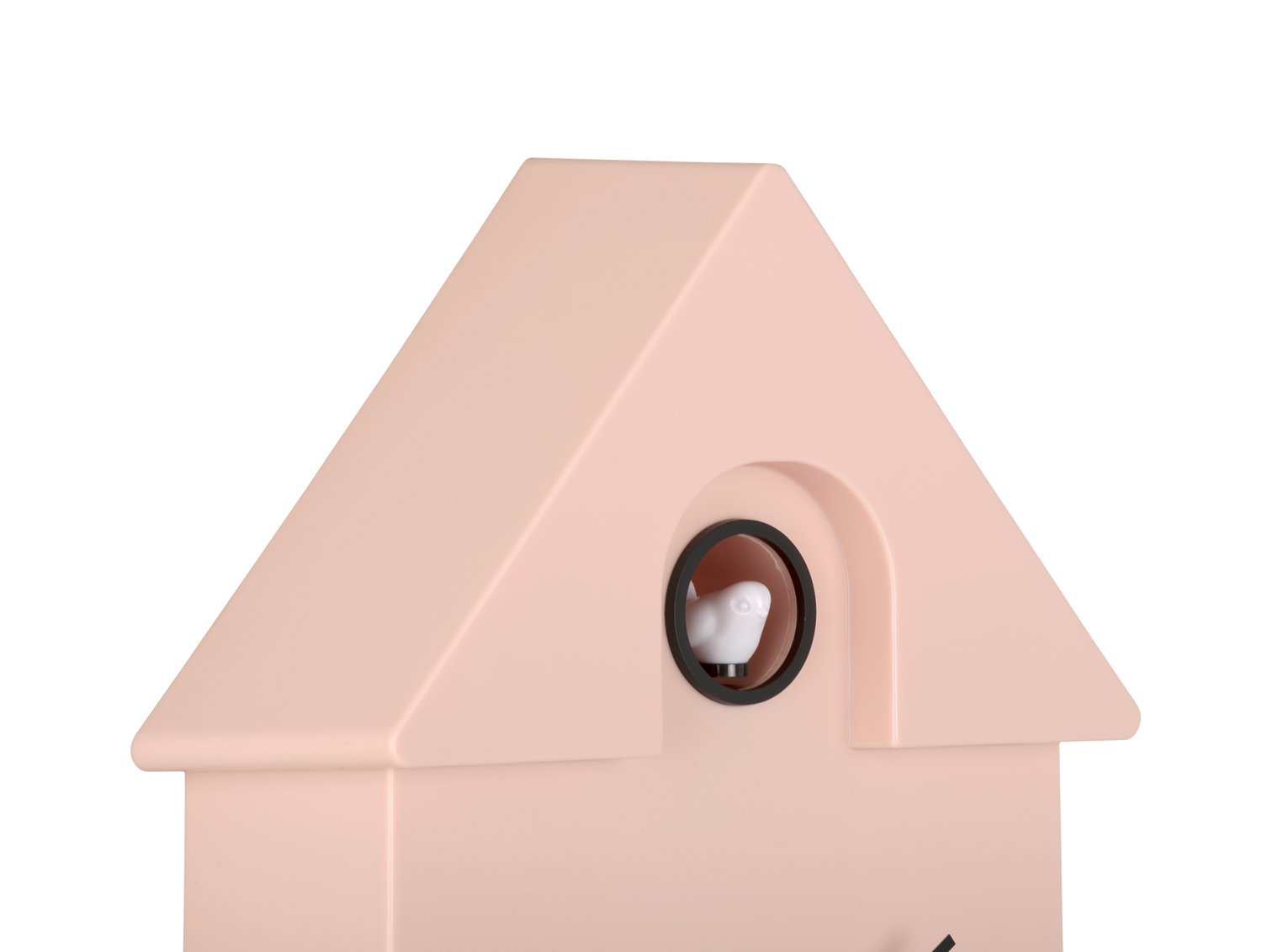 Wall clock Modern Cuckoo ABS soft pink