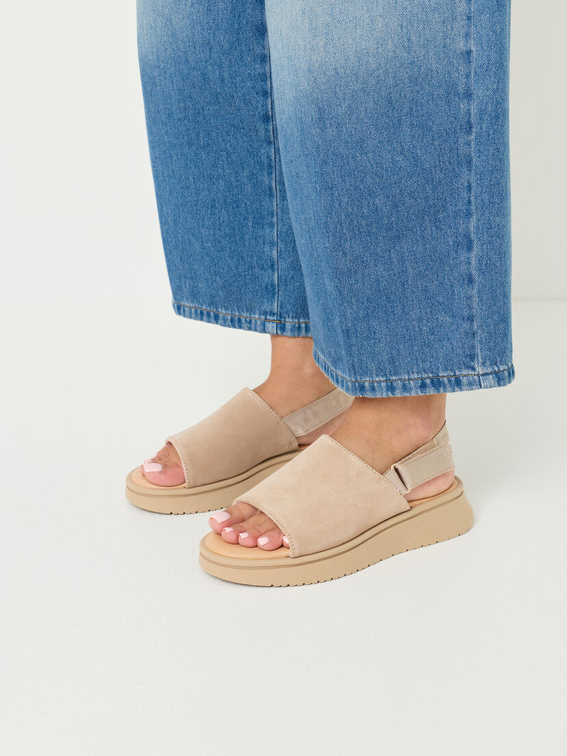 Leren Sandaaltje - beige