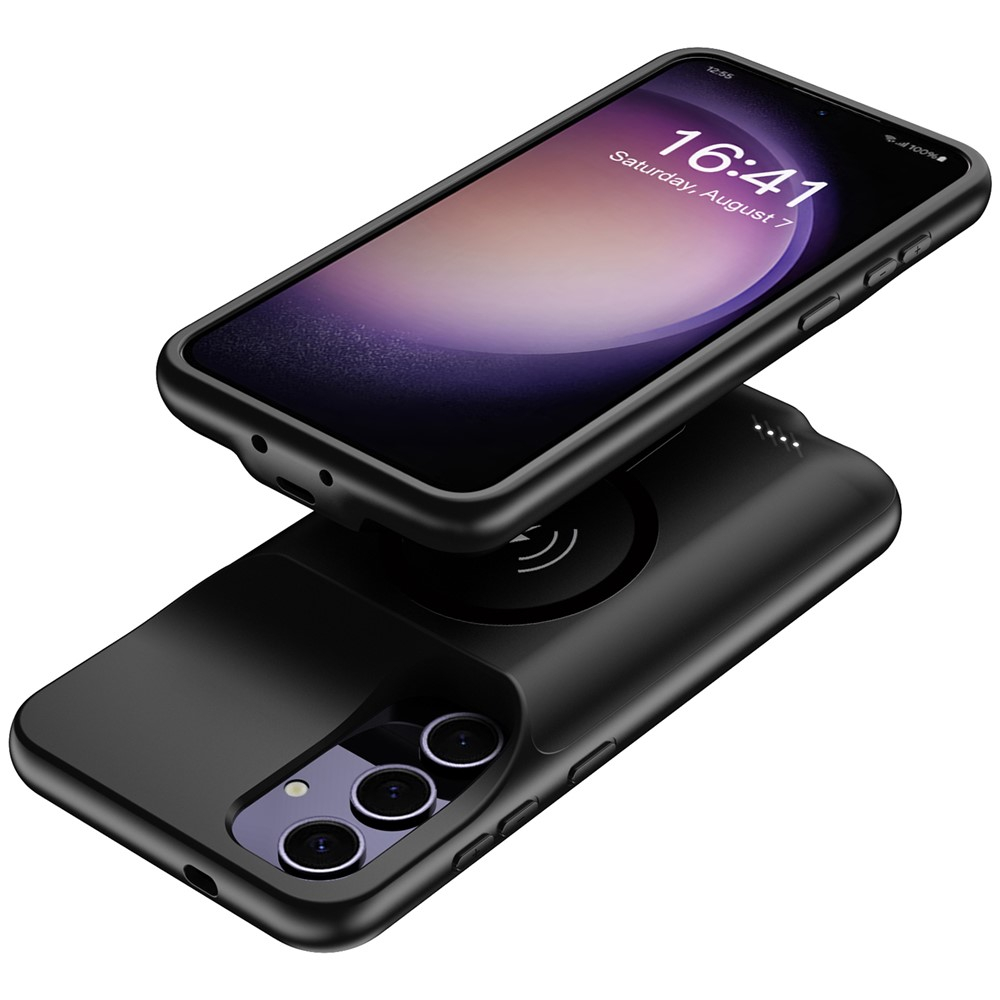 Samsung Galaxy S24  Plus Backpack Akku Case Schutzhülle MagSafe-Modul (10000mAh) - Schwarz