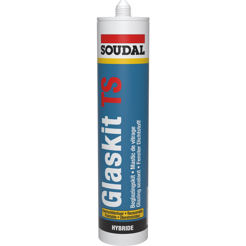 Soudal beglazingskit TS Wit 290ml