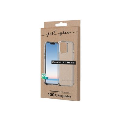 Just Green - coque de protection pour Iphone 13 Pro Max - transparent