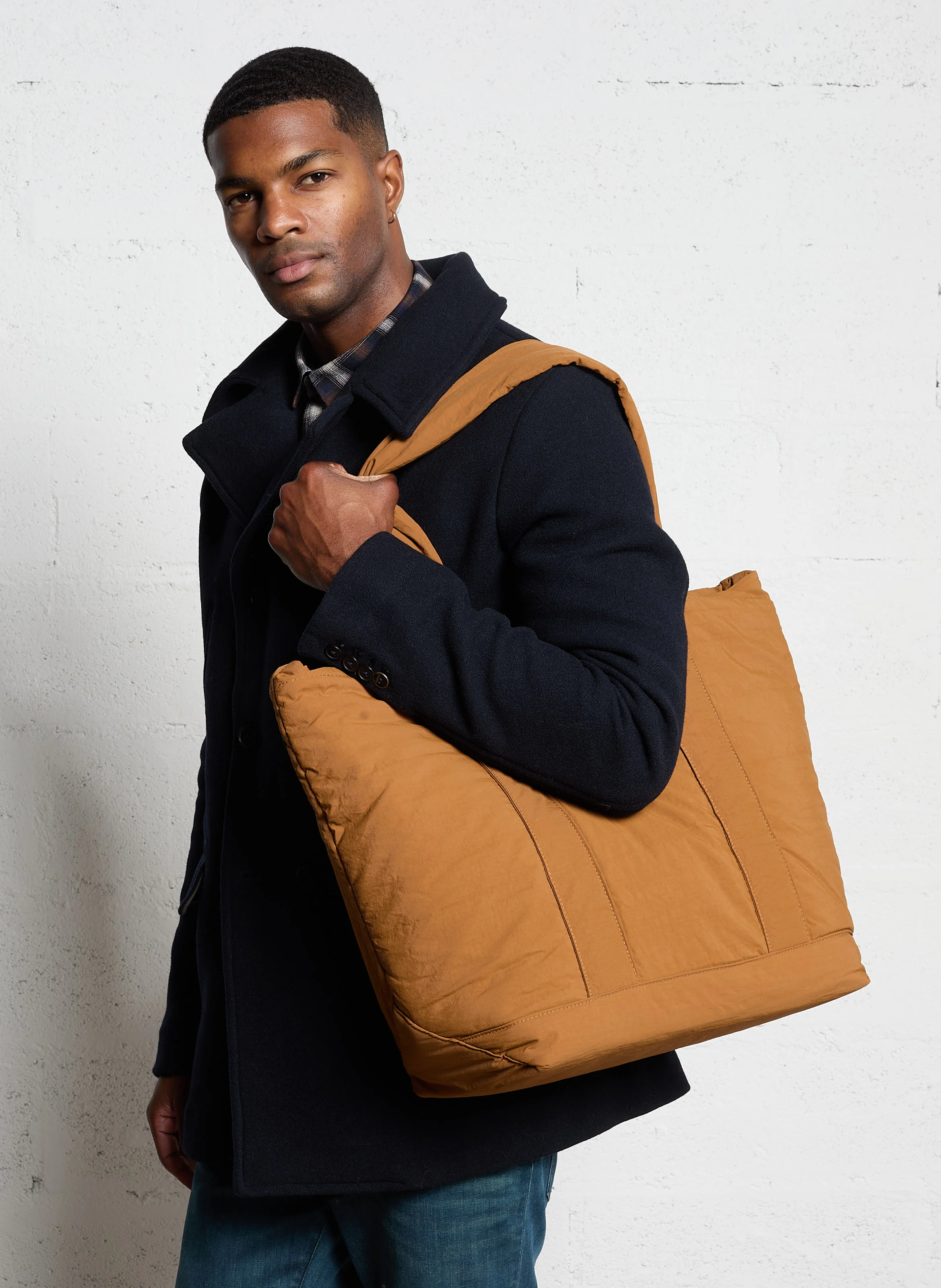 Sac week-end rembourré | Marron