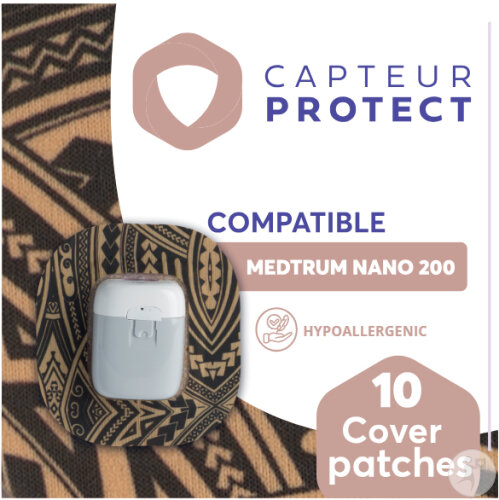 Capteur Protect Patches Tatoo Cover Medtrum Nano 200 10 Pièces