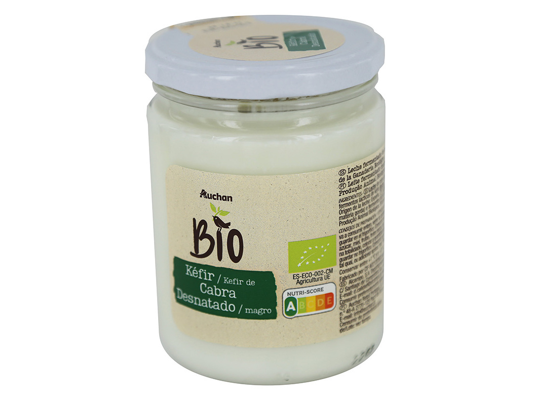 KEFIR AUCHAN BIO DE CABRA MAGRO 420G