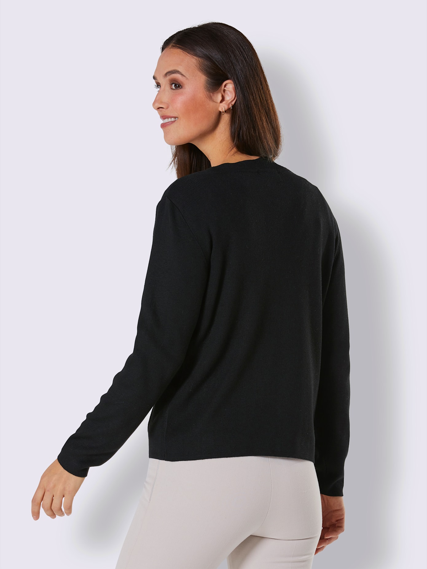 Veste en tricot en modal et polyamide avec modal
