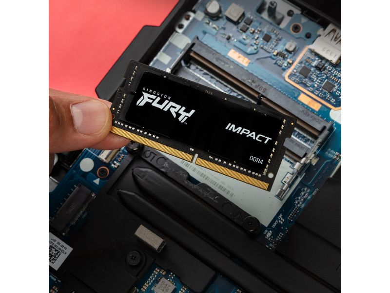 Kingston SO-DDR4-RAM FURY Impact 3200 MHz 2x 32 GB High-Performance Arbeitsspeicher mit Plug N Play Kompatibilität