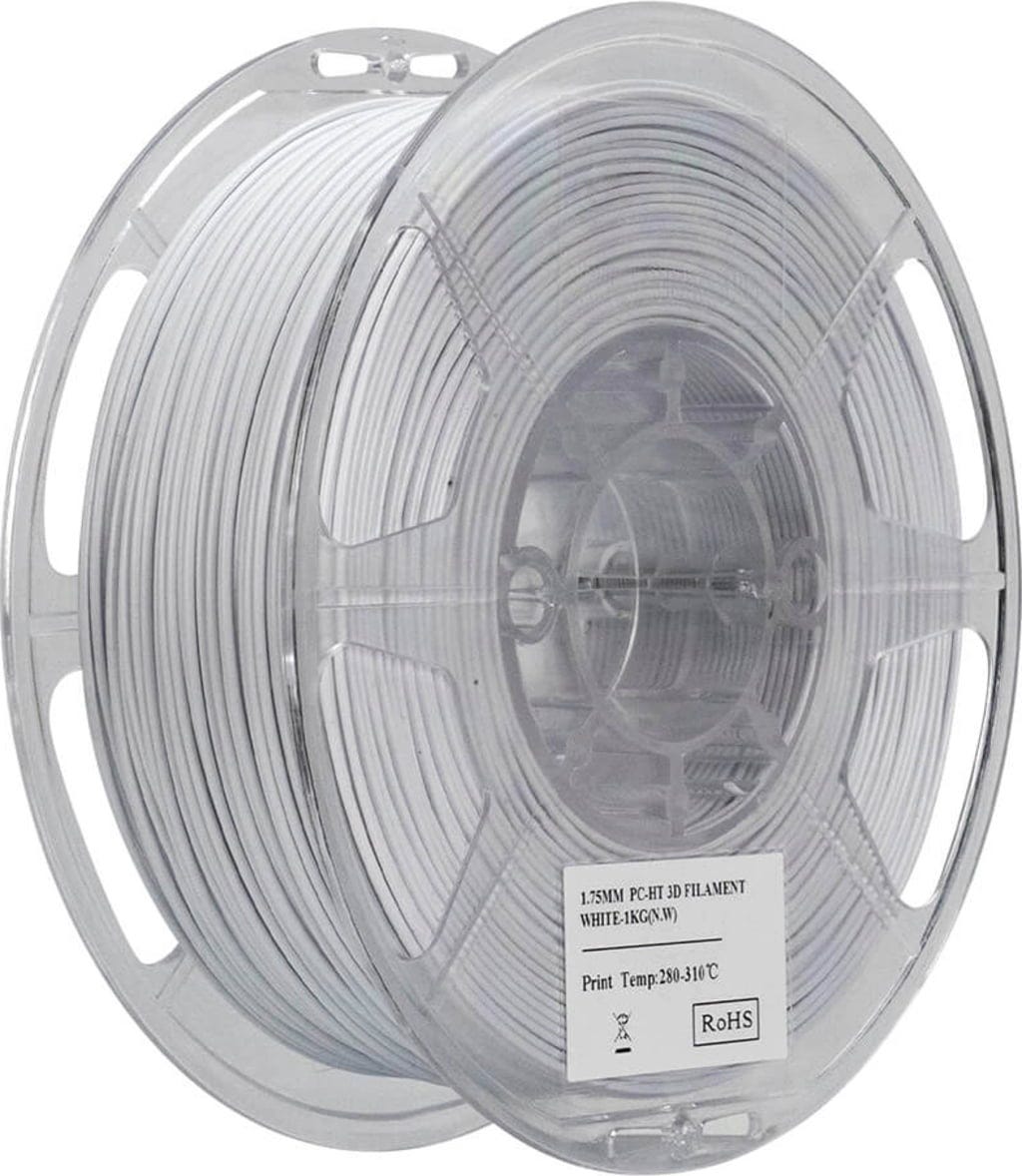 eSUN  PC-HT White, 1,75 mm / 1000 g    Hochtemperatur-PC für anspruchsvolle Anwendungen in White