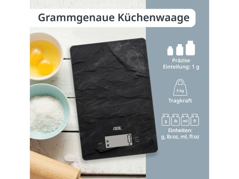 ADE Küchenwaage Julia Schiefer Digitale Küchenwaage