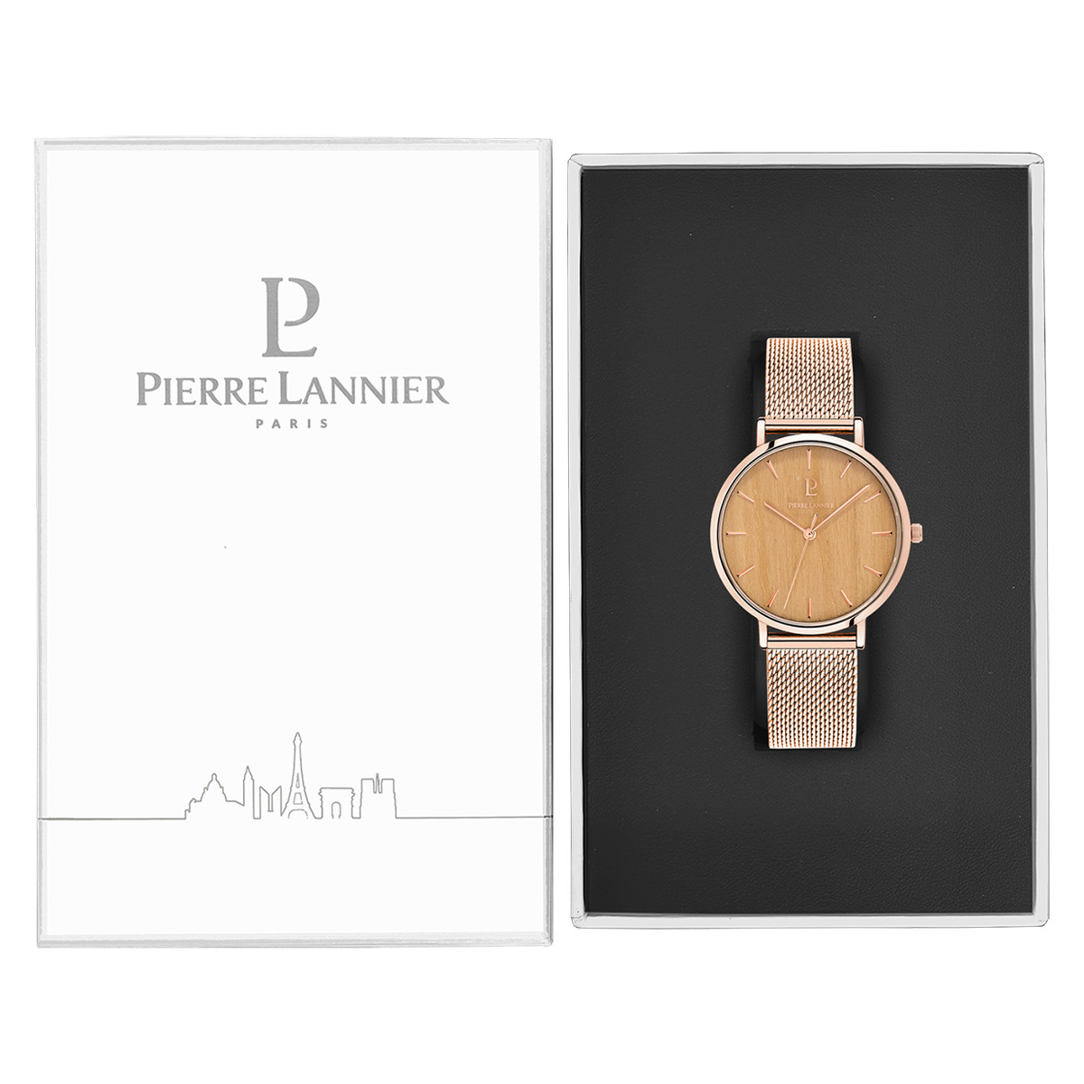 Montre PIERRE LANNIER NATURE Bracelet Acier inoxydable