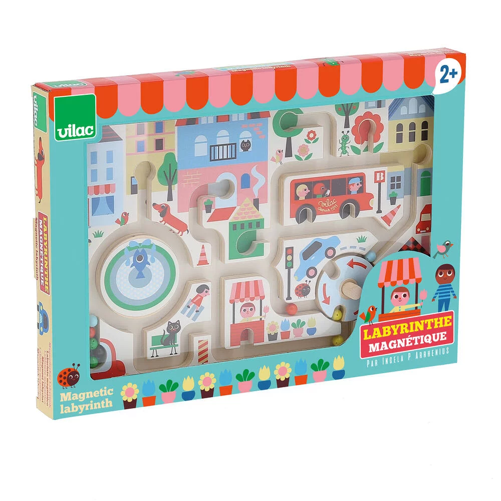 LABYRINTHE MAGNETIQUE MA PETITE VILLE - INGELA P.ARRHENIUS