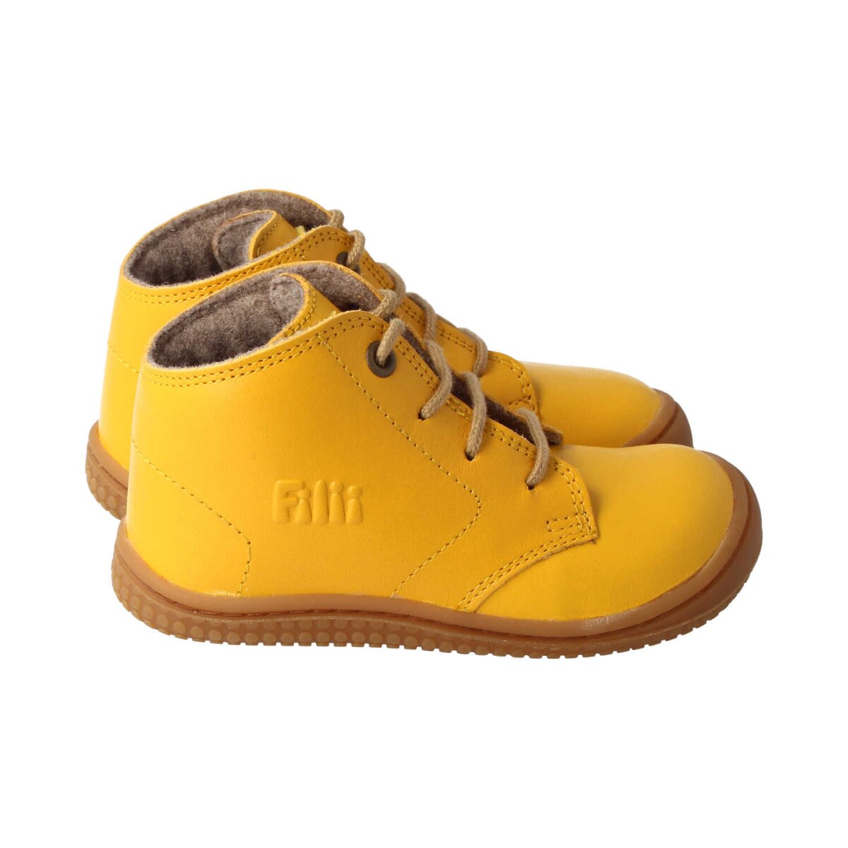 MB4211-F4 mustard SOFT-TOE BIO nappa fleece laces Weite/M