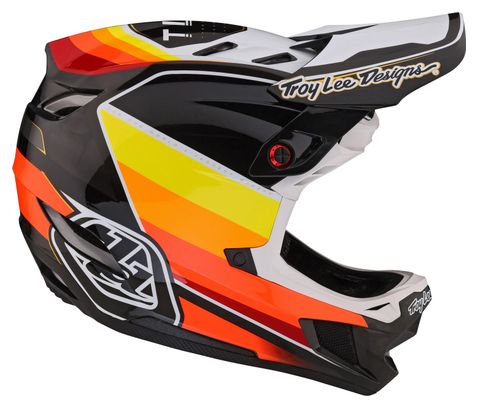 Casque Intégral Troy Lee Designs D4 Carbon Mips Noir/Orange